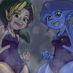  link princess_ruto swimsuit tagme the_legend_of_zelda 