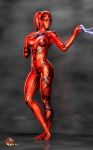  2012 3d_(artwork) alien areola balls biped breasts darth_talon darthhell digital_media_(artwork) female head_tails hi_res humanoid nipples not_furry nude pussy red_skin solo standing star_wars tattoo twi&#039;lek 