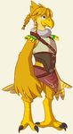  2017 absurd_res anthro avian beak bird breath_of_the_wild clothing feathers hi_res link male nintendo rito simple_background solo the_legend_of_zelda unclear_asdf video_games 