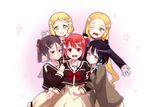  inubouzaki_fuu inubouzaki_itsuki miyoshi_karin nanotsuki seifuku tougou_mimori yuuki_yuuna yuuki_yuuna_wa_yuusha_de_aru 