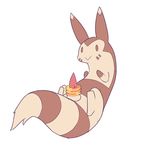  balls erection feral furret hi_res male nintendo penis pok&eacute;mon simple_background solo somnamg video_games white_background 