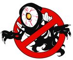  geist_(rwby) ghost ghostbusters grimm iesupa logo no_humans no_symbol one-eyed parody rwby rwby_chibi 