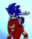  2014 clothing echidna fur gloves hedgehog knuckles_the_echidna male mammal monotreme myly14 sonic_(series) sonic_boom sonic_the_hedgehog 