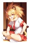  animal_ears kemono_friends lion_(kemono_friends) moku tail thighhighs 