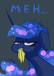  blue_eyes cosmic_hair equine female feral friendship_is_magic horn mammal meh my_little_pony princess_luna_(mlp) reaction_image simple_background solo underpable unicorn 