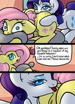  anal anus big_butt butt comic english_text equine female female/female feral fluttershy_(mlp) friendship_is_magic horn mammal my_little_pony oral pegasus pussy rarity_(mlp) rimming sex slavedemorto text unicorn wings 