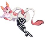  anthro bourbon._(artist) breasts clothing female jerboa legwear looking_at_viewer mammal nipples pussy rodent smile solo spread_pussy spreading thigh_highs 