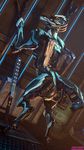  2017 3d_(artwork) alien anus creepychimera digital_media_(artwork) female hi_res looking_back machine presenting puffy_anus pussy robot sourcefilm_maker video_games warframe zanuka_(warframe) zanuka_hunter_(warframe) 