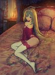  arm_support ass babydoll bangs bed blue_eyes blush candle candlelight candlestand chair closed_mouth engraved fate/grand_order fate_(series) from_side grey_hair hair_between_eyes hair_down hoshi_o_mite indoors lace lace-trimmed_thighhighs lace_panties leaning_to_the_side light_frown light_smile lingerie long_hair long_legs looking_at_viewer marie_antoinette_(fate/grand_order) on_bed panties pillow red_panties shoulder_blades sidelocks sitting solo strap_slip thighhighs thighs underwear very_long_hair white_legwear yokozuwari 