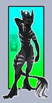  canine cuntboy dragon drox fox intersex jakkal jakthedrox male mammal pinup pose single 