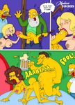  abraham_simpson barney_gumble homer_simpson jasper modern_toons the_simpsons 