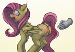  equine female fluttershy_(mlp) horse invalid_tag mammal marsminer my_little_pony pony spanking 