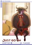  2017 abs absurd_res anhes anthro avoid_posting bed biceps big_muscles blue_fur blush bovine brown_eyes brown_nose buffalo bulge canine cape_buffalo chief_bogo claws clothed clothing comic cover cover_page cuddling curtains disney domination duo fox fur green_eyes hi_res horn interspecies larger_male leash long_penis male male/male male_domination mammal muscular nick_wilde nipples open_mouth paws pecs penis penis_outline sitting size_difference standing sunlight title toe_claws topless vein white_fur zootopia 