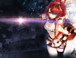  gust_(company) heterochromia thighhighs warrior yoru_no_nai_kuni 