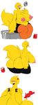  2017 anthro avian big_bird big_breasts bird blood breasts butt elmo female nipples sesame_street sssonic2 sweat 