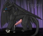  blush claws cum dragon erection exidusdragonhive fangless feral how_to_train_your_dragon knot male night_fury penis saliva 