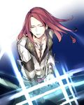  1boy bow_(weapon) eyes_closed fate/grand_order fate_(series) long_hair open_mouth pants red_hair tristan_(fate/grand_order) weapon 