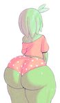  2017 alien anthro big_butt butt clothing girly huge_butt humanoid male momjeans not_furry puwa simple_background solo sqoon thick_thighs tight_clothing underwear wide_hips 