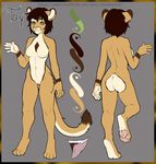  2017 anthro breasts cheythewolf cougar feet feline female fur green_eyes mammal markings nude smile solo tay toby_(tatertots) 