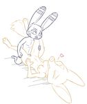  &lt;3 2017 anthro anvil_position arctic_fox breasts canine disney duo female fox jack_savage lagomorph legs_up lying male male/female mammal navel nipples nude on_back penetration rabbit restricted_palette sex simple_background skye_(zootopia) tggeko vaginal vaginal_penetration white_background zootopia 