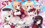  calendar fujino_yuki game-style haruoto_alice_*_gram kanzaki_erisa kuonji_kazuha mitha nanao_naru nanawind rindou_yaya seifuku shirosaki_yuuri takanae_kyourin thighhighs wallpaper 