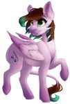  alpha_channel brown_hair cutie_mark equine fan_character feathered_wings feathers green_eyes hair hooves mammal my_little_pony pegasus silentwulv simple_background smile transparent_background wings 