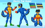  canine characters:deaththehusky colorful cub cute deaththehusky dog doggy_(disambiguation) husky male mammal nude vallhund young 