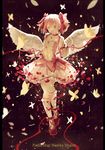  angel_wings bad_id bad_pixiv_id bow bubble_skirt bug butterfly copyright_name feathered_wings full_body gloves hair_bow highres iceblue insect kaname_madoka magical_girl mahou_shoujo_madoka_magica open_mouth petals pink_eyes pink_hair pink_ribbon ribbon skirt smile socks solo twintails white_gloves white_legwear wings 