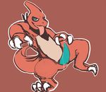  charmeleon colored_sketch erection looking_at_viewer male nintendo penis pok&eacute;mon precum smile solo tapering_penis thickick tongue tongue_out video_games 