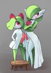  balls big_penis crossed_arms duo frown gardevoir girly jealous kirlia looking_away male male/male nintendo penis penis_size_difference pok&eacute;mon red_eyes size_difference somnamg stool video_games wide_hips 