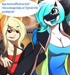  ... 2017 animal_humanoid anthro big_breasts blonde_hair blue_eyes blue_hair breasts canine cetacean clothed clothing dialogue dragon english_text female fox fox_humanoid hair humanoid humor hybrid mammal marine multicolored_hair open_mouth orca penelope rainbowscreen simple_background smile solo teeth text tongue two_tone_hair whale wings yukira 
