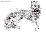  canine feral floating fuzzymaro ghost mammal spirit wolf 
