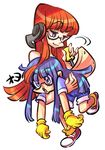  2girls crossover dr._slump multiple_girls norimaki_arale persona persona_5 sakura_futaba tagme 
