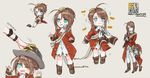  artist_name boots braid brown_footwear brown_hair coat copyright_name dressing dual_persona french_braid girls_frontline gloves green_eyes gun hair_ornament hat knee_boots lee-enfield lee-enfield_(girls_frontline) medal multiple_girls one_eye_closed open_mouth pants red_coat ribbon rifle scope short_hair sketch soramame_(corndog) sparkle sweatdrop text_focus thompson_submachine_gun_(girls_frontline) time_paradox weapon white_gloves white_pants younger 