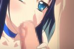  2girls animated animated_gif blue_eyes censored fellatio futa_with_futa futanari mosaic_censoring multiple_girls oral penis shinsei_futanari_idol:_dekatama_kei! 