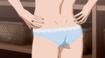  00s animated animated_gif ass benitsubasa breasts butt_crack nude panties sekirei sideboob underwear undressing 