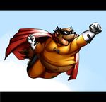  adventures_of_sonic_the_hedgehog belly captain_rescue captain_rescue_(character) clothing darknessminotaur flying male mammal overweight raccoon solo sonic_the_hedgehog_(series) superhero superhero_costume 