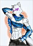 alopex anthro arctic_fox canine claws clothed clothing dany-kabii-art fox fur hi_res invalid_tag male mammal muscular ninja silver_(alopex) simple_background smile solo tattoo teenage_mutant_ninja_turtles white_background white_fur wolfmoon17 yellow_eyes 