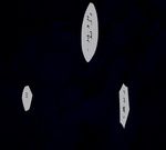  1girl black_background elfen_lied lucy_(elfen_lied) simple_background tekoki text translation_request 