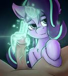  2017 equine erection female feral friendship_is_magic fur hair handjob hi_res horn humanoid_penis long_hair magic male mammal multicolored_hair my_little_pony penis sex smile starlight_glimmer_(mlp) theomegaridley two_tone_hair unicorn 