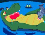  &lt;3 alligator animated blush boarball crocodilian digital_media_(artwork) erection fish loop male marine pixel pixel_(artwork) reptile scalie 