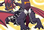  2017 all_fours animal_genitalia blitzdrachin butt claws clothing dragon dress feral invalid_tag ixen_(character) knot lying maid_uniform male open_mouth paws penis presenting presenting_hidequarters raising_tail slit uniform wings 