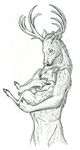  anatomically_correct anthro antlers cervine crevine cub cuntboy deer horn intersex jayne_doe mammal maskedhusky young 