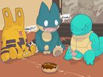  cake circlejerk cum elekid food gay group group_masturbation male masturbation munchlax nintendo open_mouth penis pok&#233;mon pokemon sex squirtle video_games 