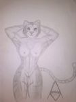  cat elizabeth feline front_view mammal omega238 pussy small_nipples smile 