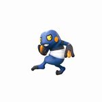  3_fingers amphibian croagunk frog nintendo official_art pok&eacute;mon pokken_tournament video_games 