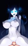  2017 areola big_breasts black_background black_hair black_tail blue_glow breasts clitoris demon duo faceless_male female glowing glowing_eyes hair horn huge_breasts humanoid long_hair looking_pleasured male male/female mirana_(sub-res) navel nipples not_furry nude open_mouth pale_skin penetration penis pointy_ears pussy sex simple_background slit_pupils smile solo_focus spade_tail sub-res succubus thick_thighs tongue tongue_out vaginal vaginal_penetration white_pupils 