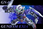  green_eyes gundam gundam_00 gundam_exia mecha memento_vivi no_humans shield sword weapon zoom_layer 