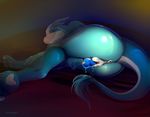  2017 absurd_res anus butt dragon dripping female food hi_res horn masturbation pawpads paws popsicle presenting presenting_hindquarters pussy pussy_juice scalie silvia viwrastupr 