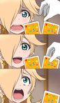  blonde_hair blue_eyes card comic derivative_work earrings gloves hair_over_one_eye jewelry love_live! love_live!_school_idol_project mario_(series) meme old_maid parody playing_card rosetta_(mario) sonoda_umi super_mario_bros. super_mario_galaxy udzuki_(suzu04) 